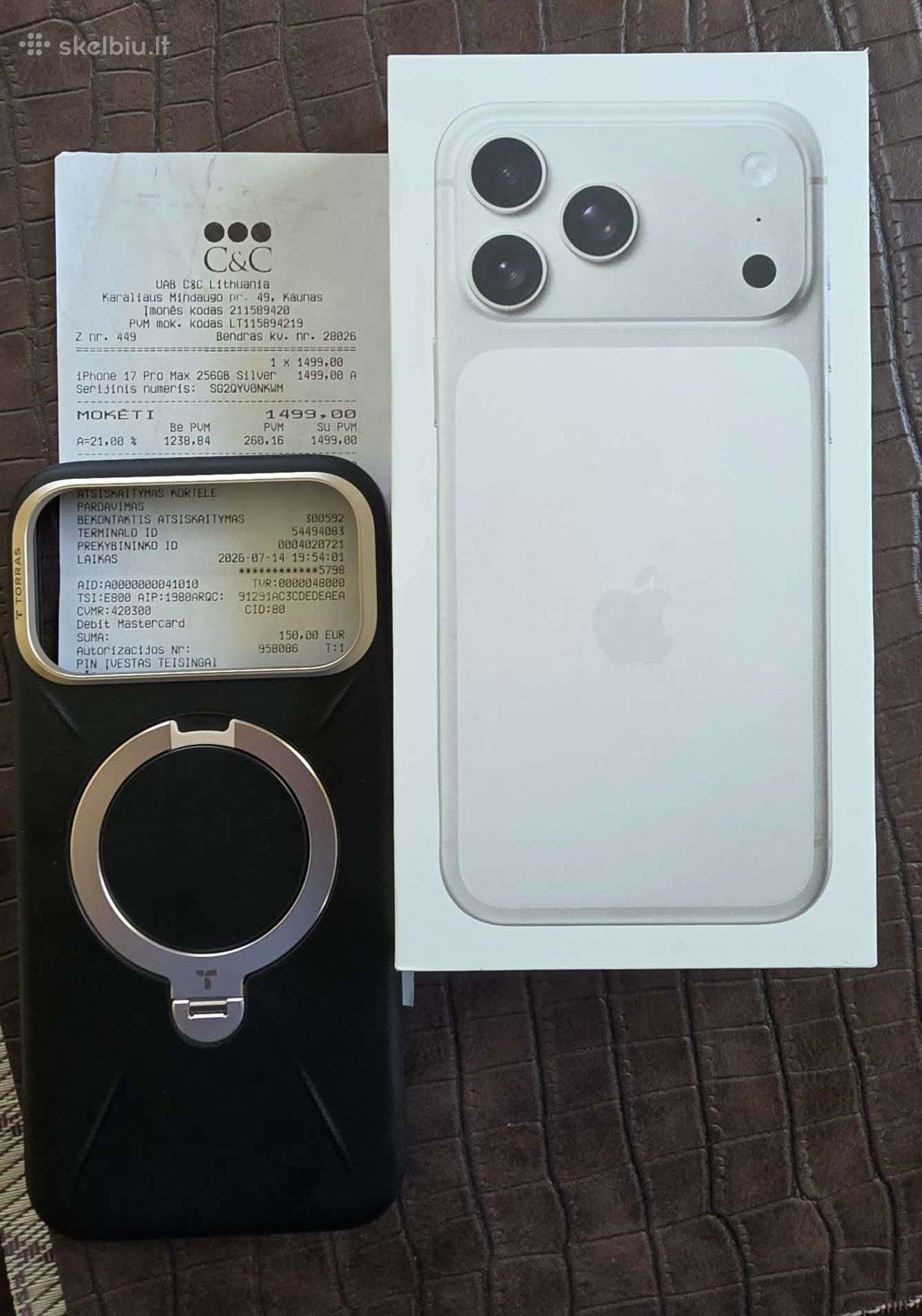 Naujas iPhone 17 Pro Max