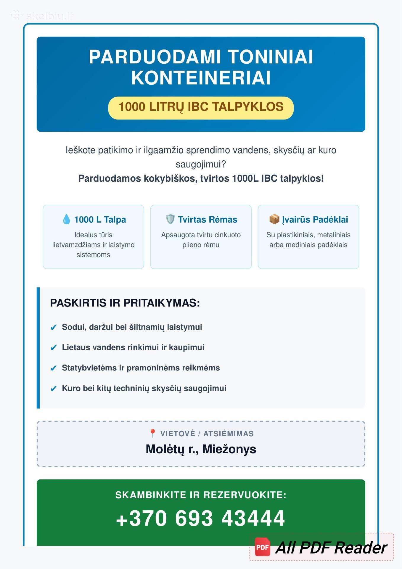 Ibc konteineris