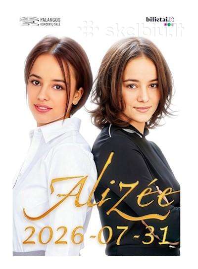 Parduodami 2 bilietai i Alizee ir Jonathan Dassin