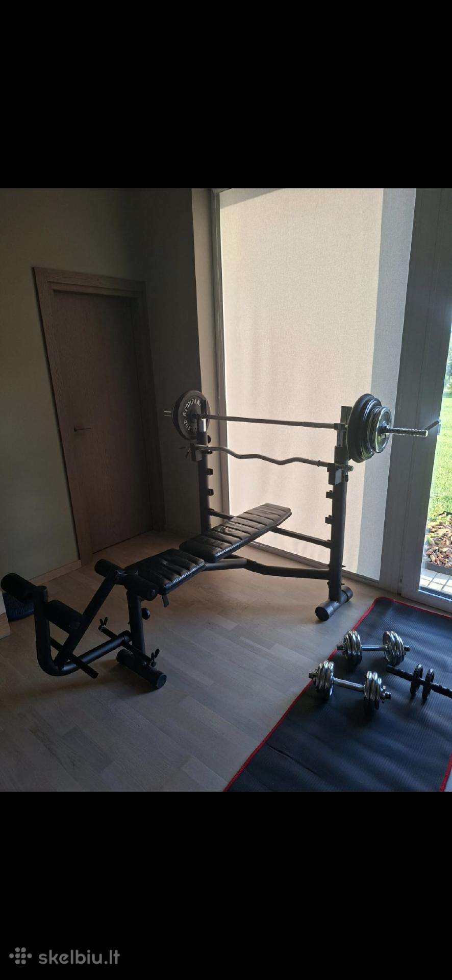 Suoliukas sportui su štanga