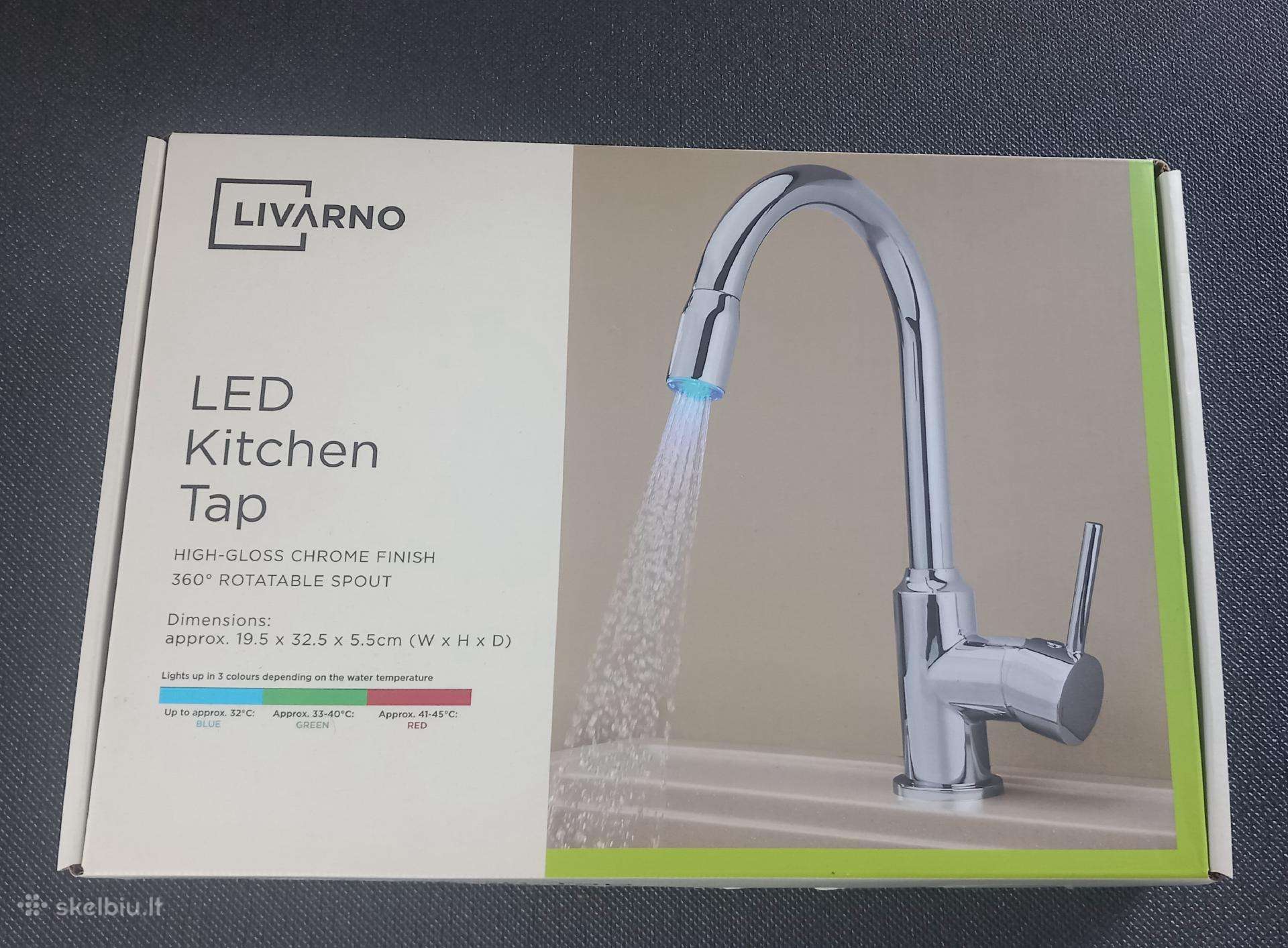 LED plautuvės maišytuvas