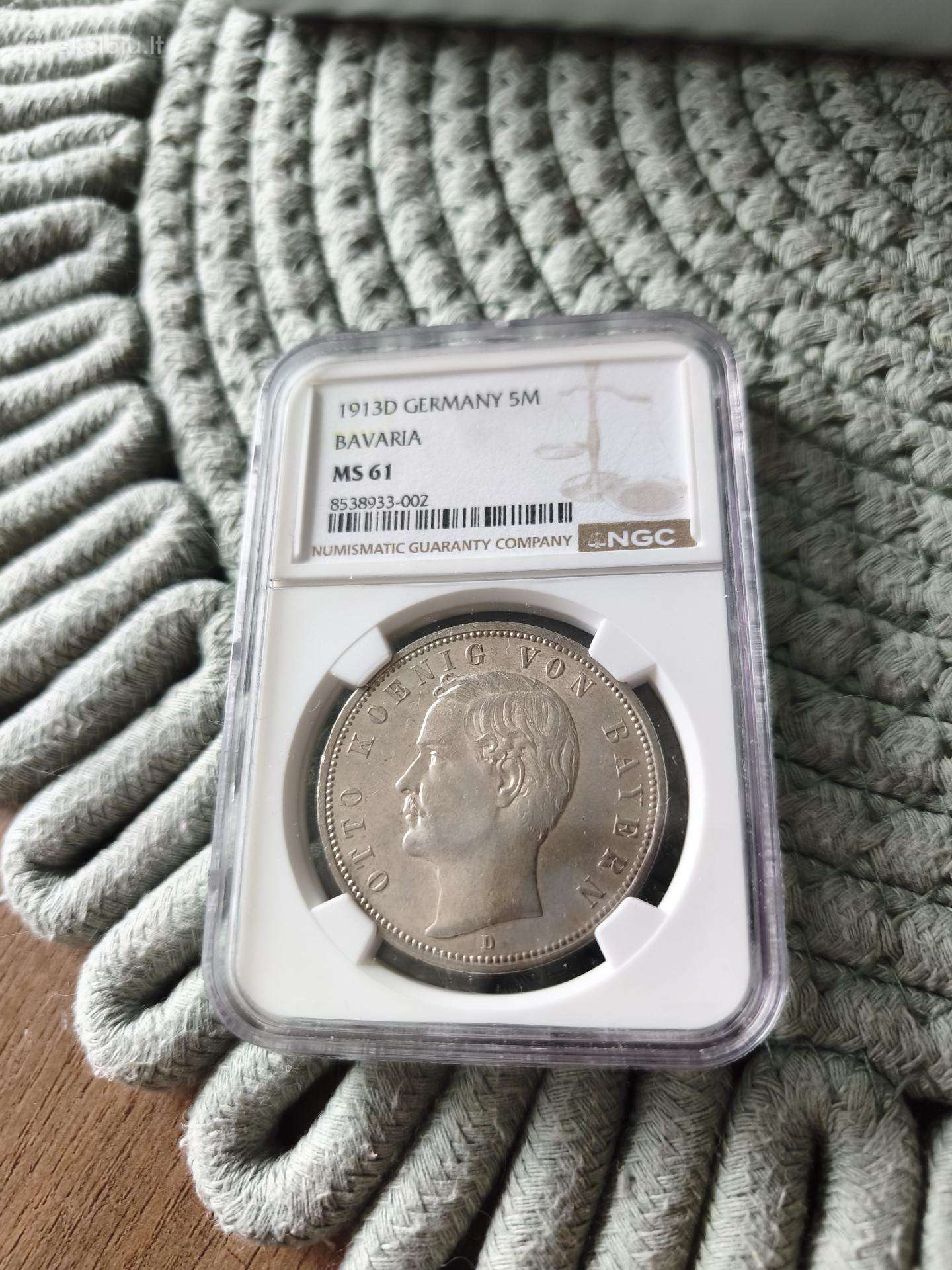 5 markės ngc