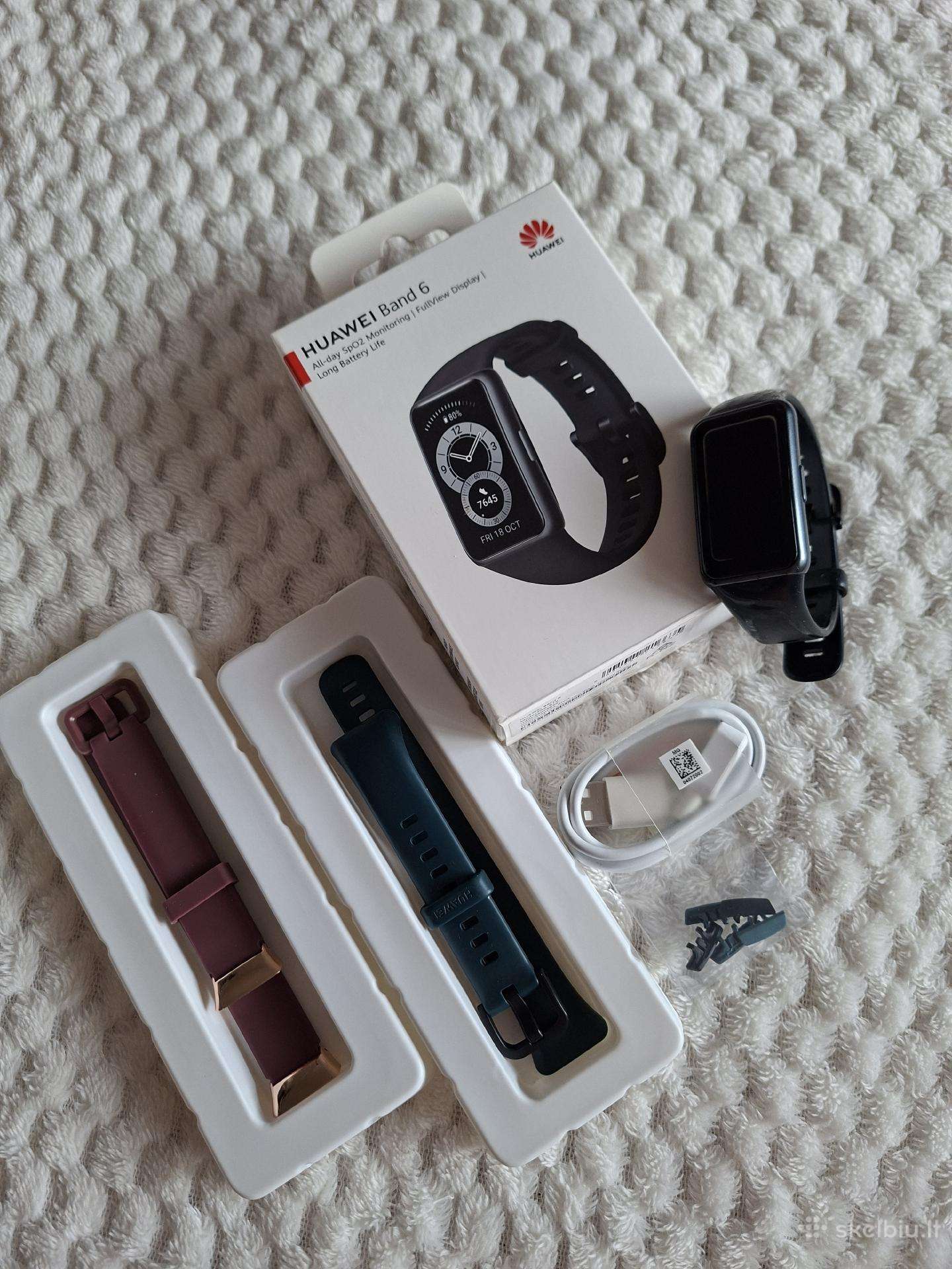 Huawei Band 6 išmanioji apyrankė su priedais
