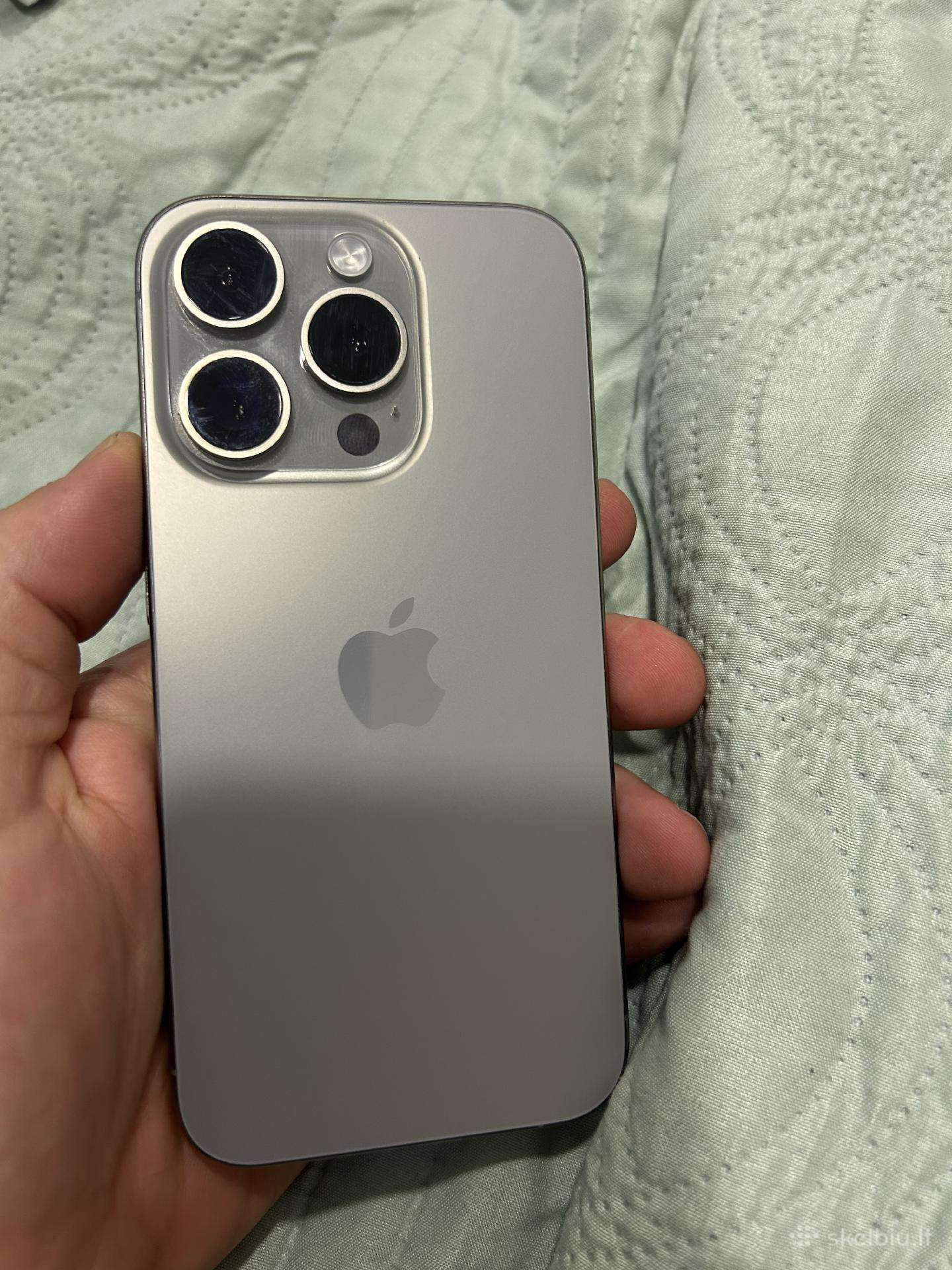 iPhone 15 pro 128gb puikiai išlaikytas