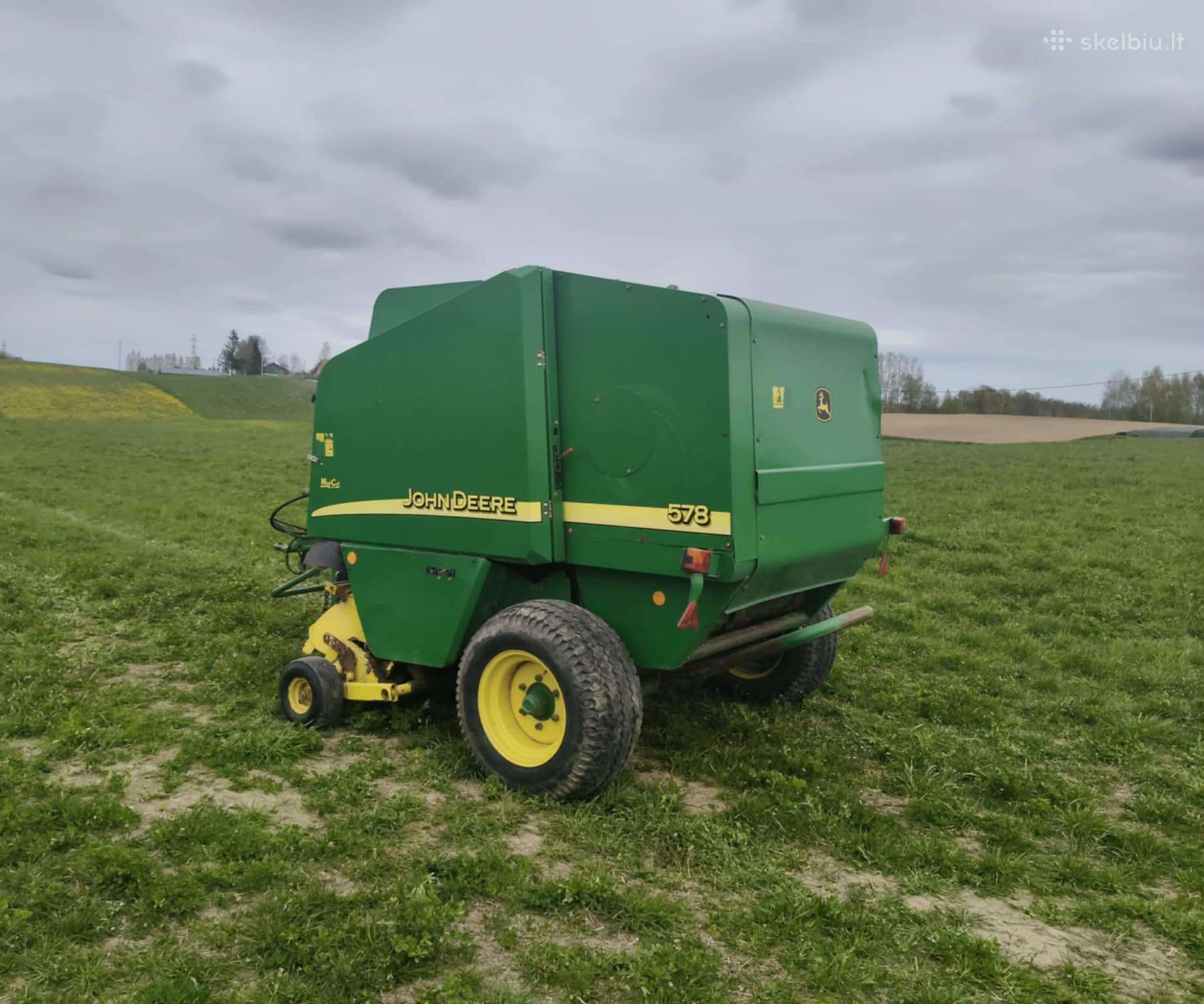 John Deere 578 ruloninis presas