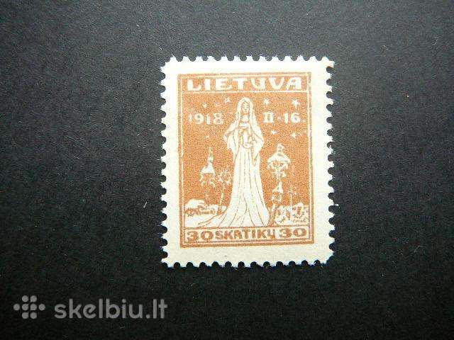 Lietuva 1920 Nepriklausoma 2m. 30sk. Mlh lit68sii
