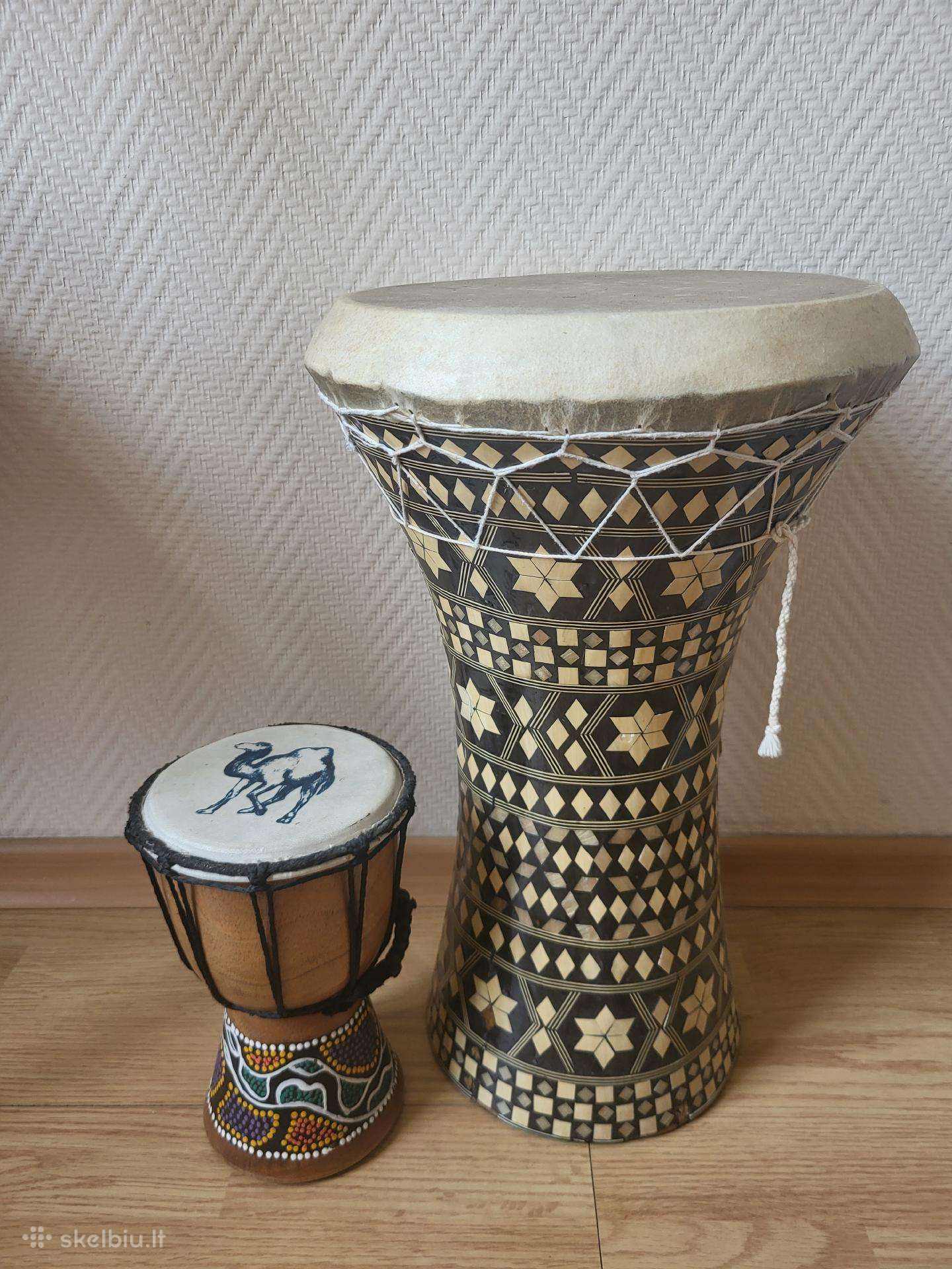 Būgnai darbuka ir džembė