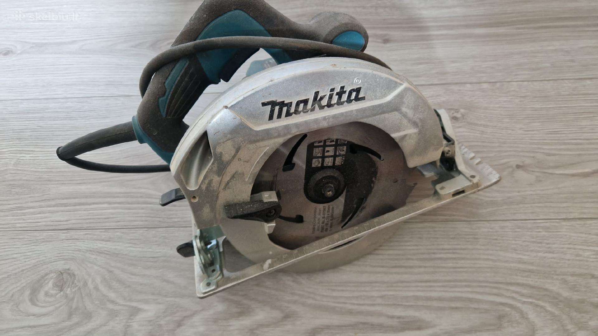 Elektrinis diskinis pjūklas Makita Hs7611, 1600 W,