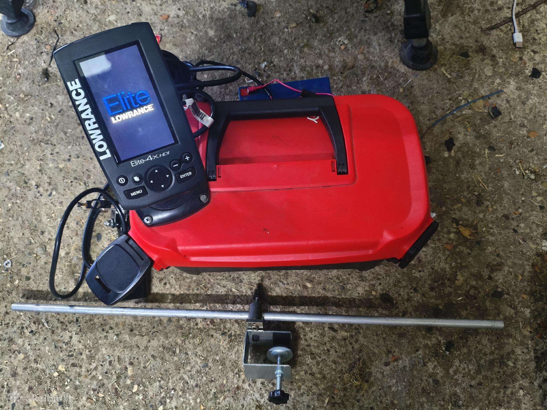 Echolotas lowrance elite 4x hdi