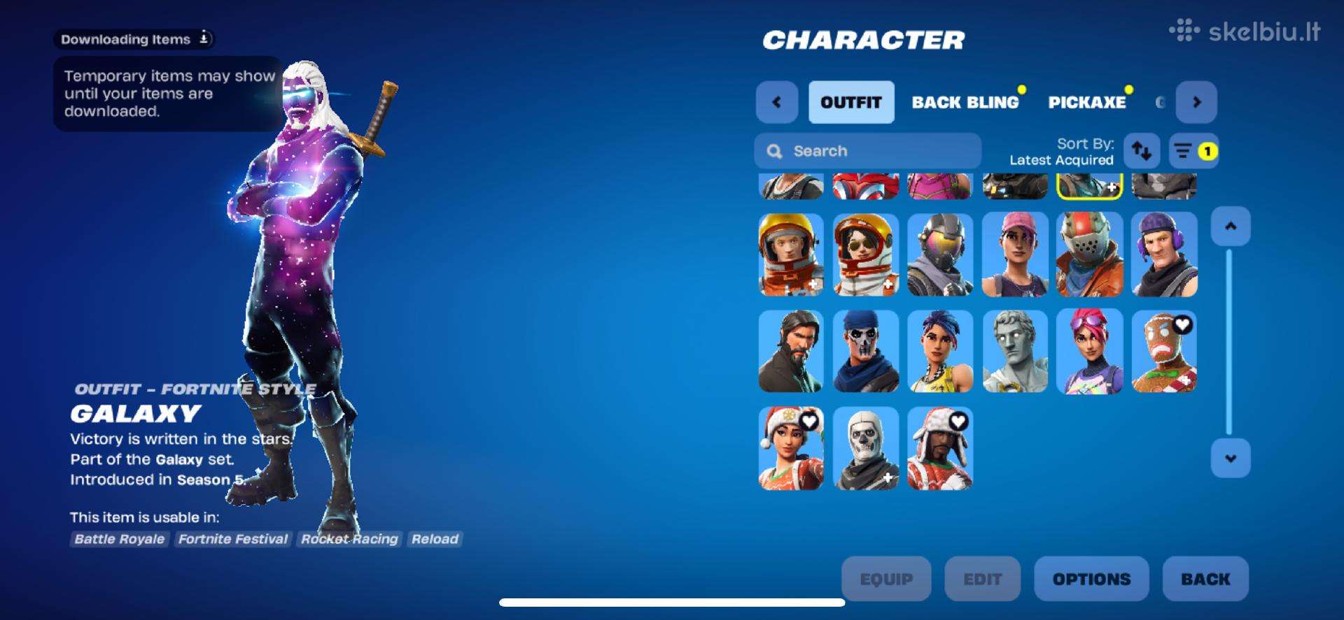 Retas fortnite accountas