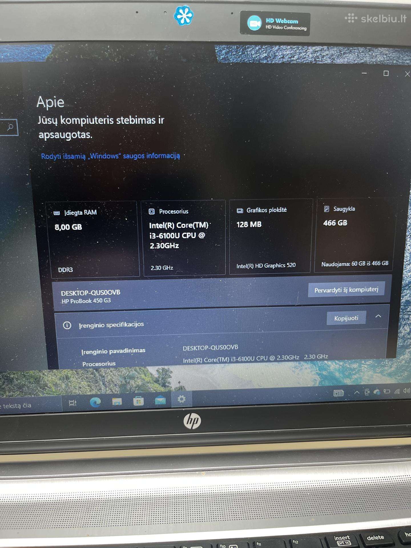 Hp Probook 450 G3