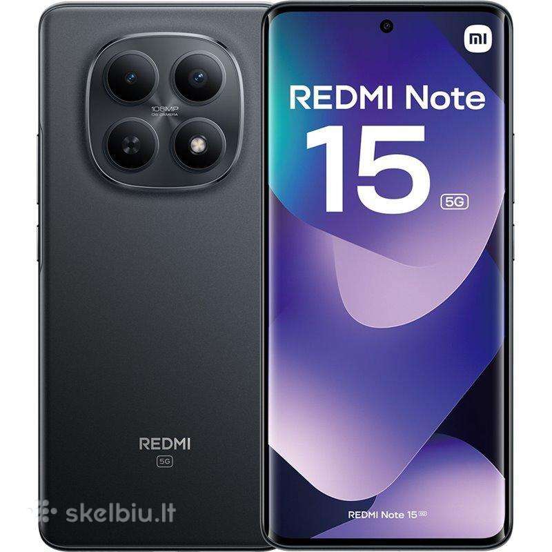 Xiaomi Redmi Note 15 5G 6/128gb Black