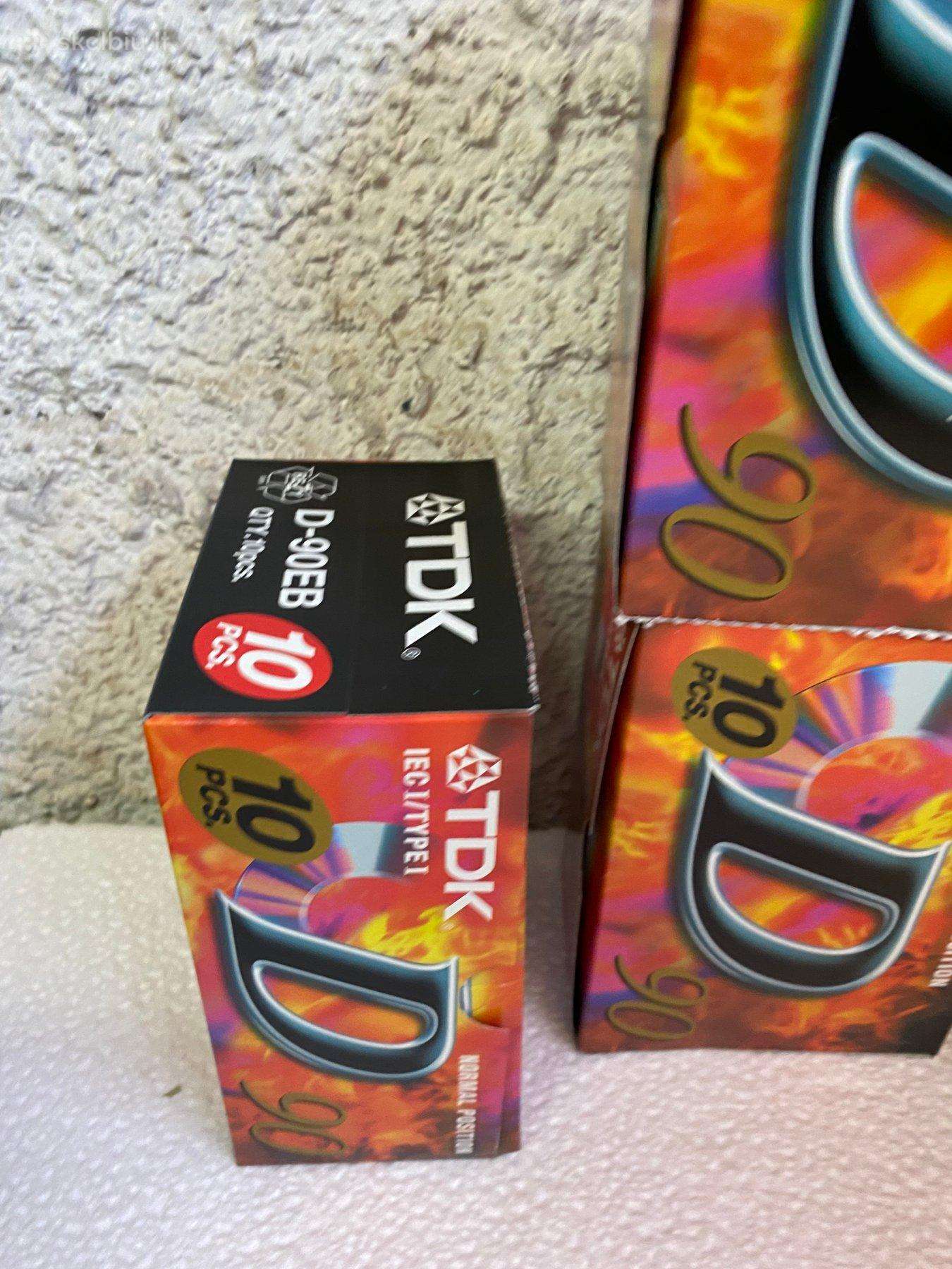 Tdk audio kasetės