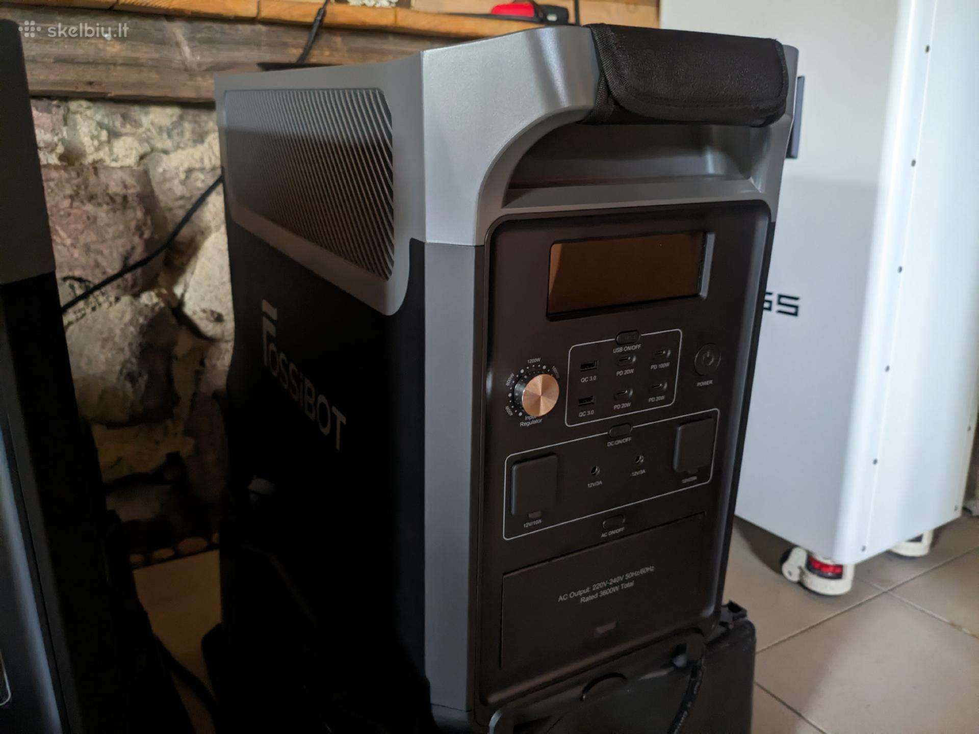 Fossibot f3600 pro, elektros stotele