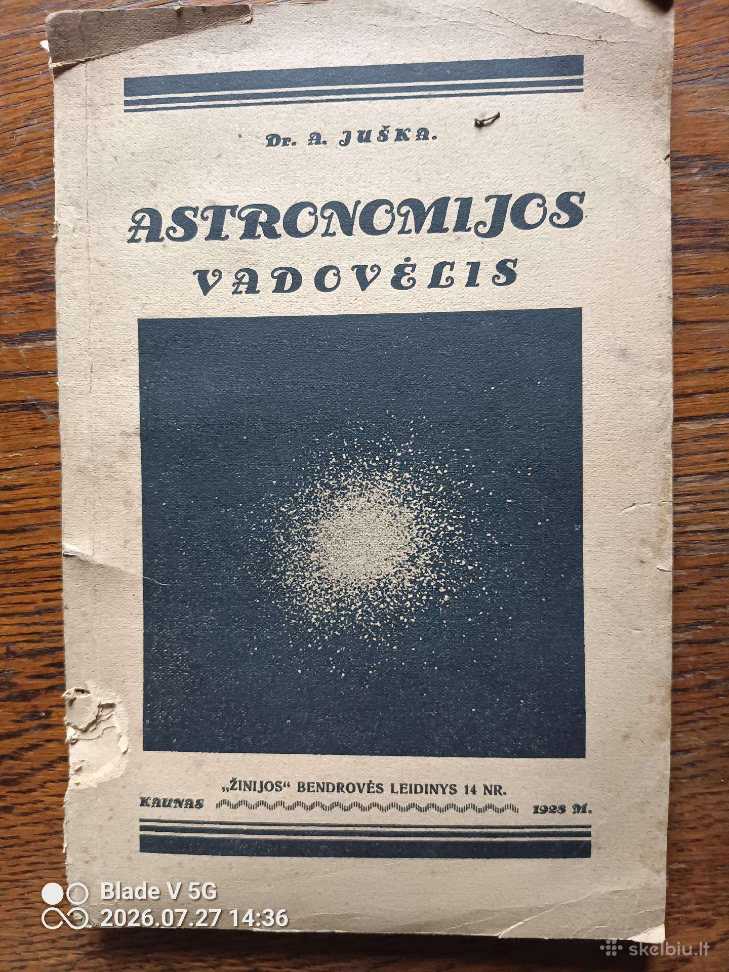 Dr. A.juška -Astronomijos vadovėlis