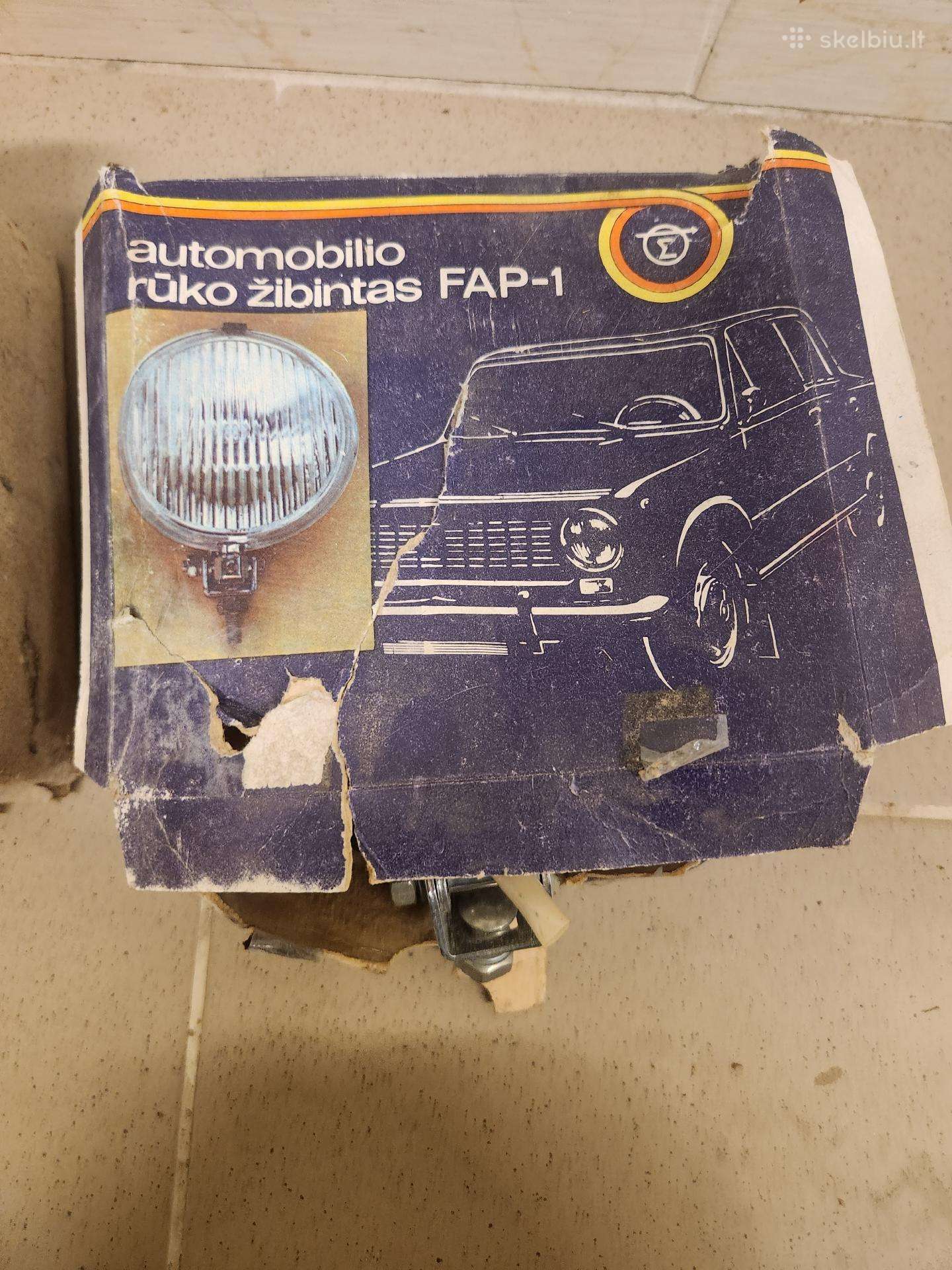 Nauji retro priešrūkiniai žibintai Fap-1