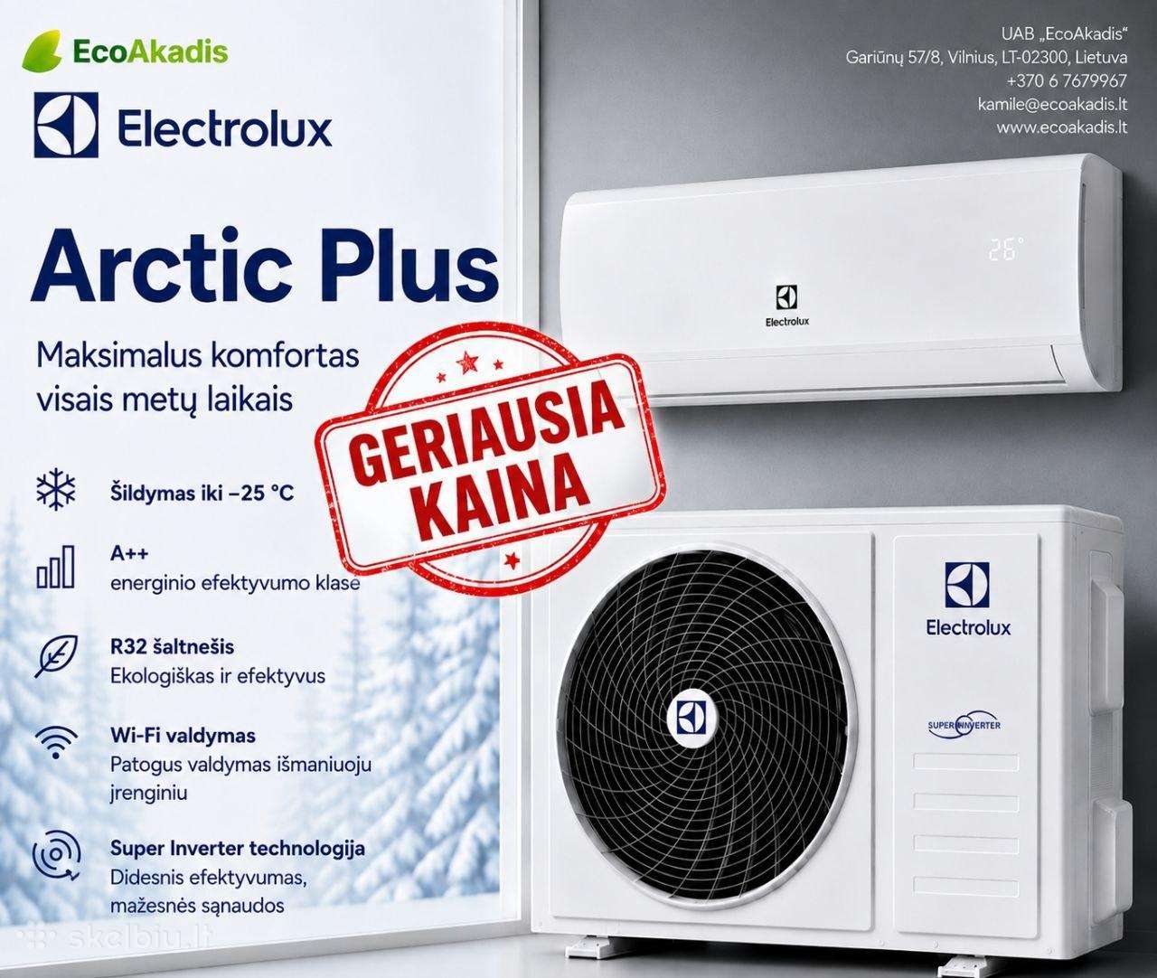 Electrolux Oras-oras iki -25c