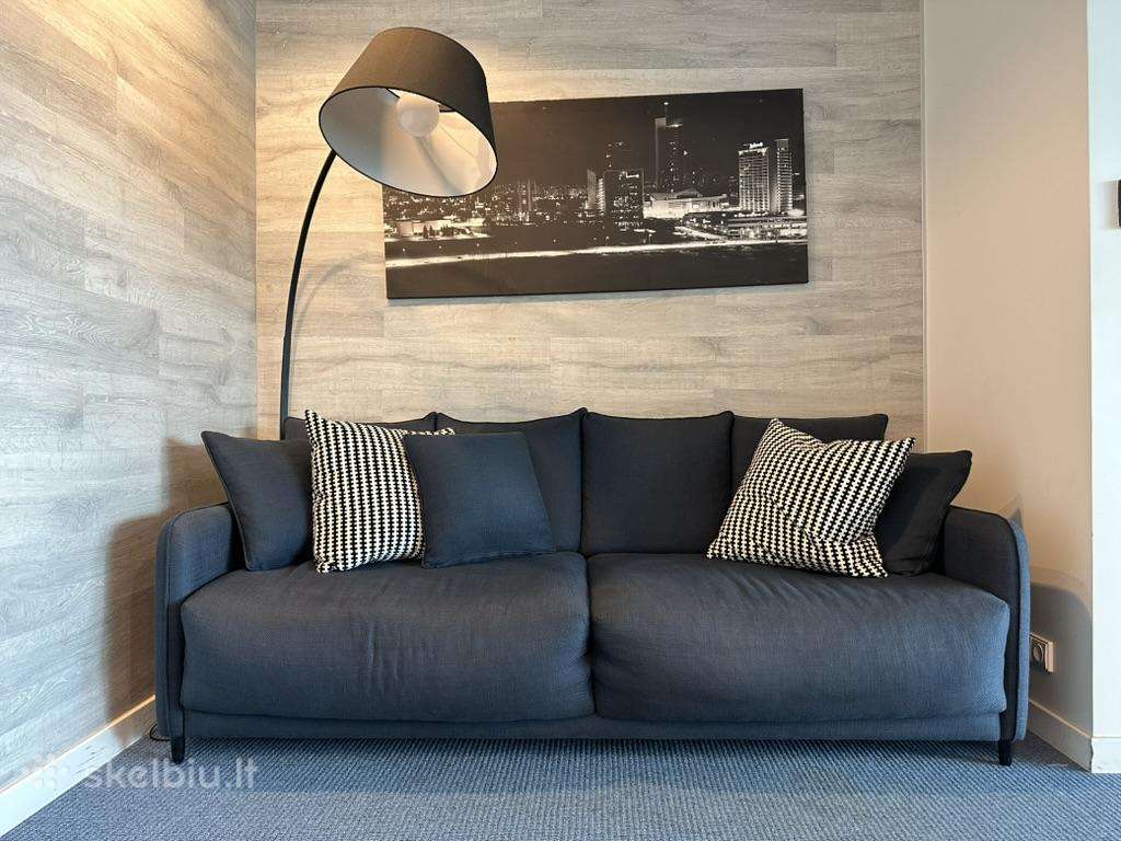 Sofa su pagalvėlėmis