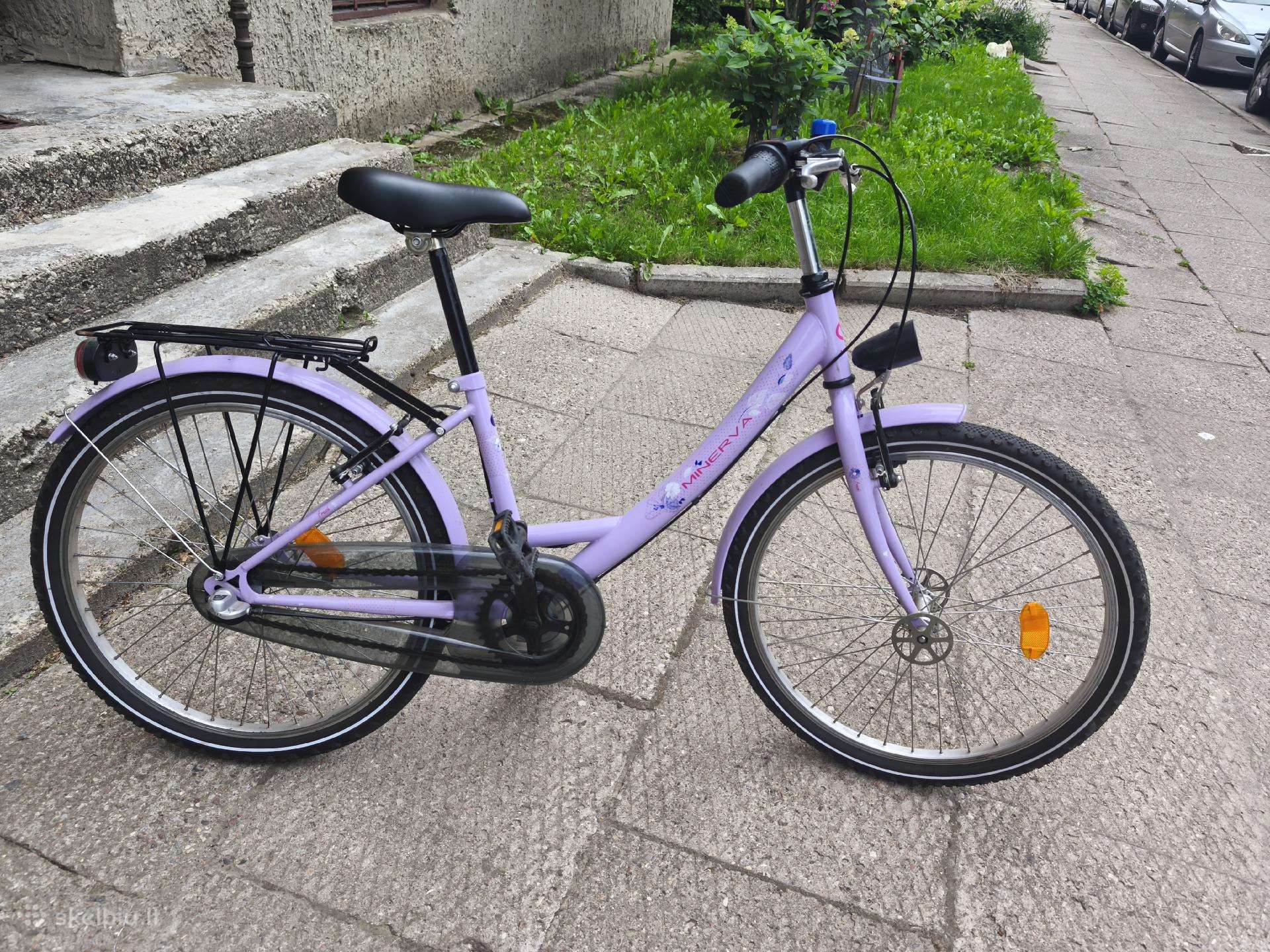 Dviratis "Minerva", ratai 24 colių