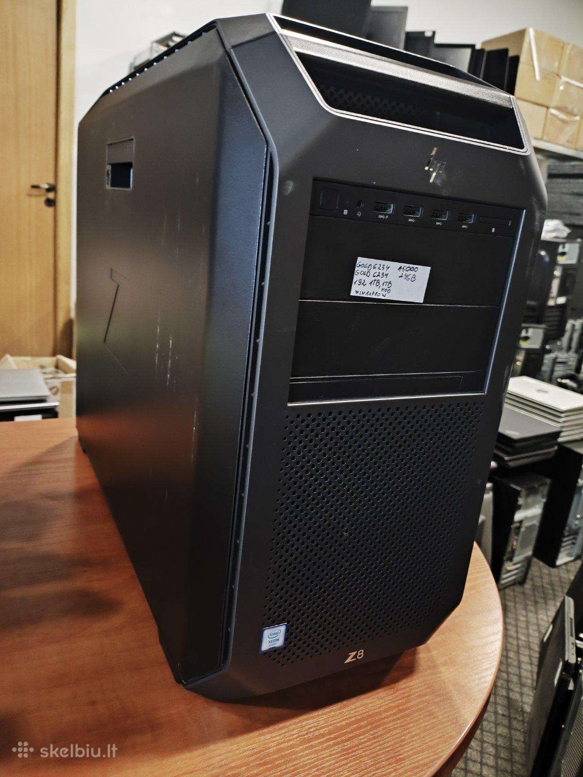 Workstation x2 Gold Cpu 192gb RAM A5000 24gb Gpu
