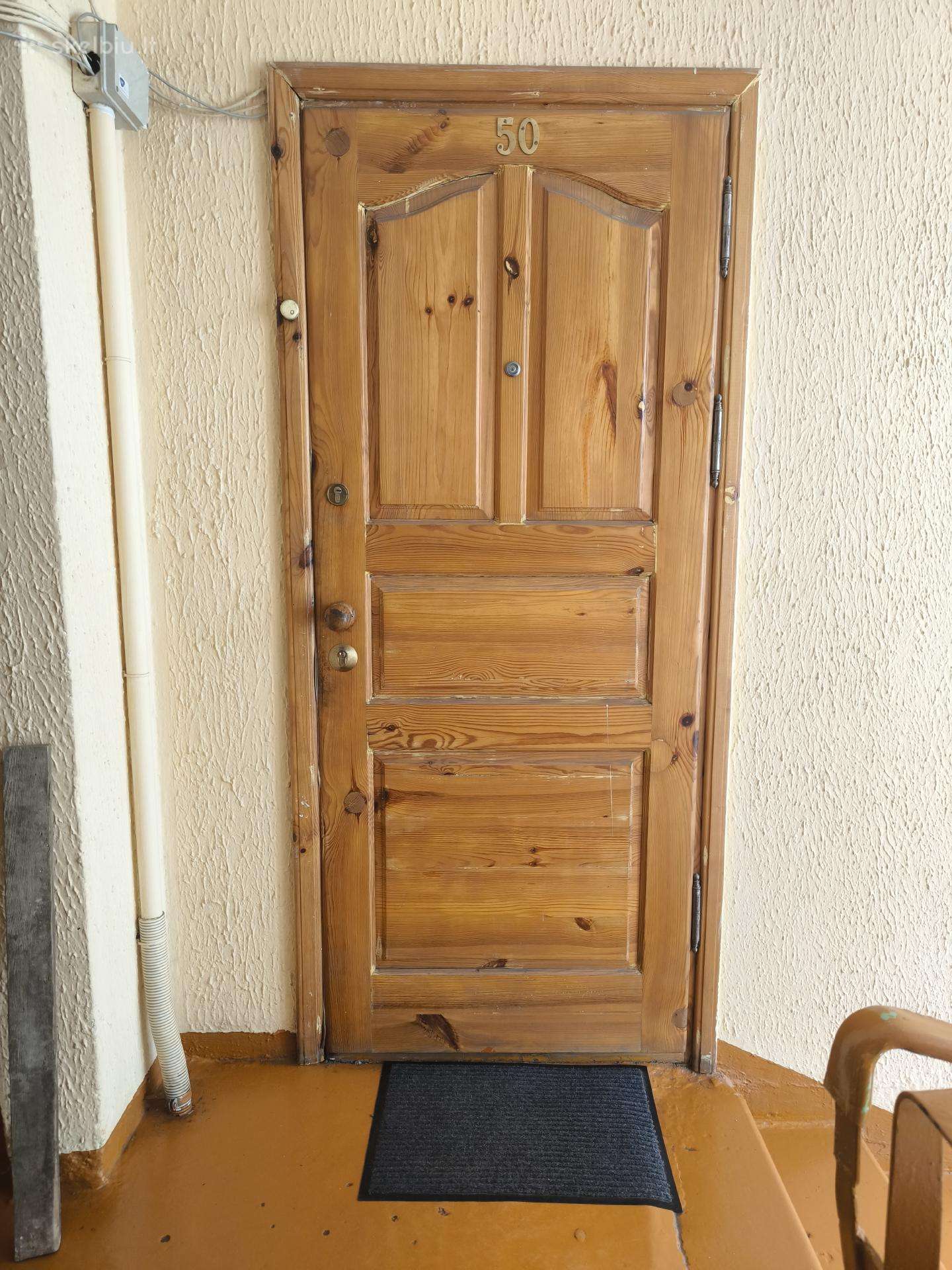 Medinės buto durys