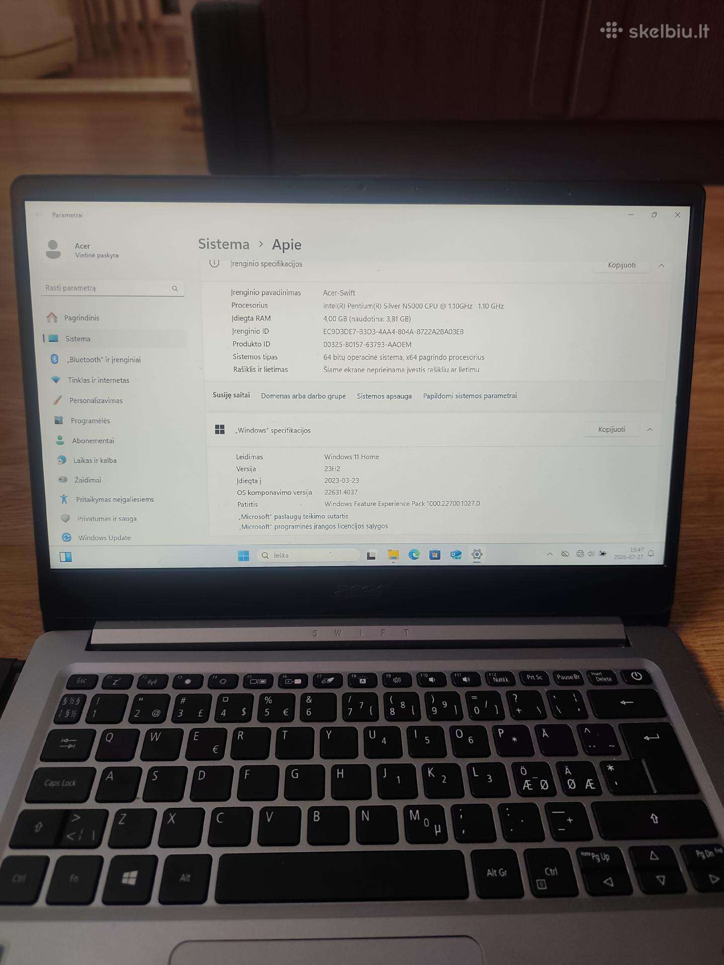 Acer Swift Sf114-32