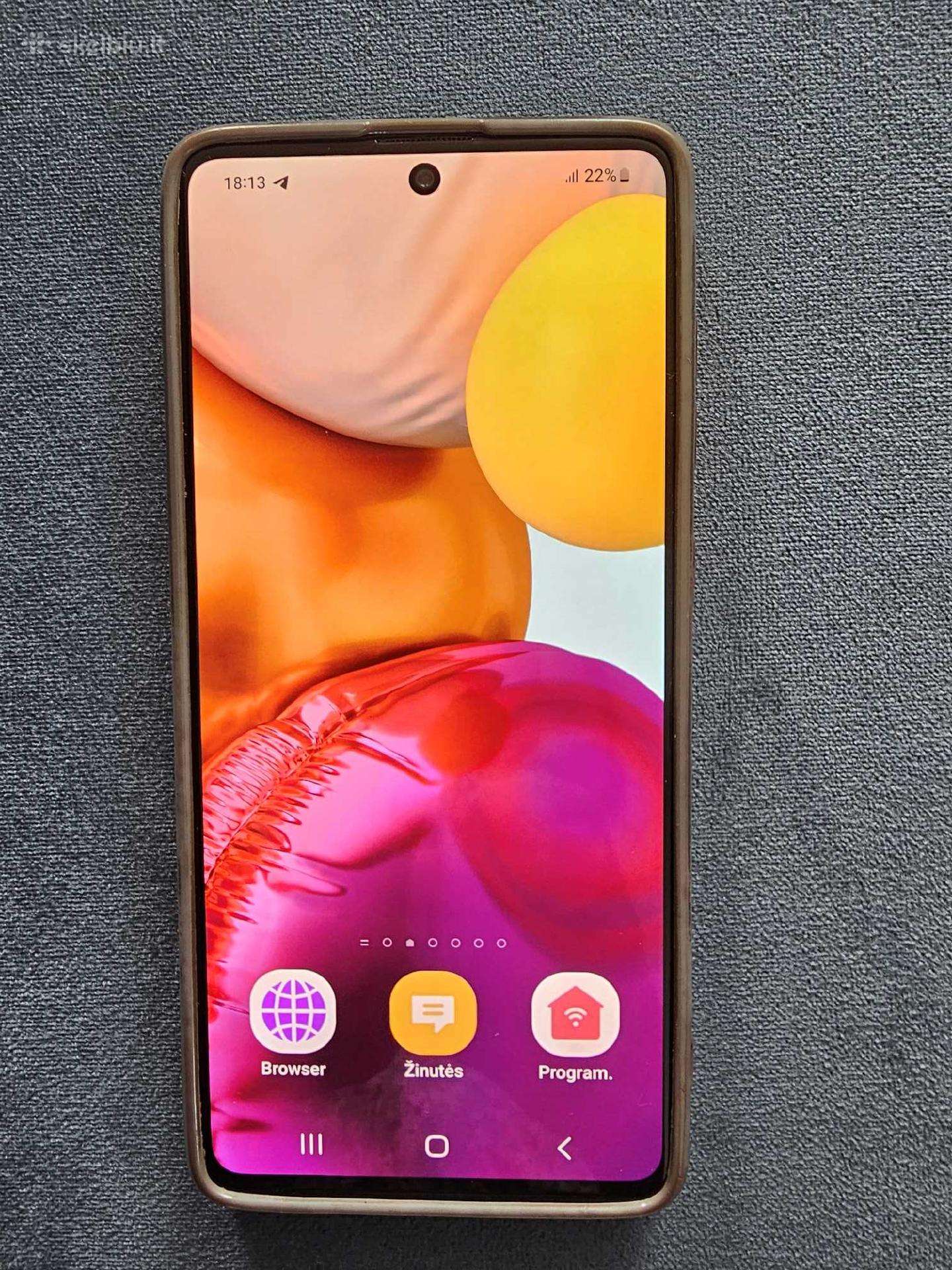 Parduodu naudotą, gero stovio galaxy A71 telefoną.
