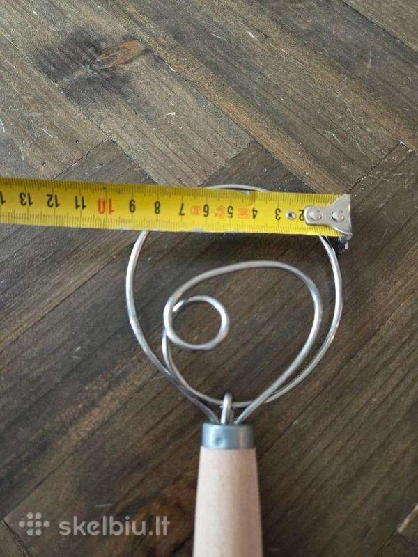 Daniška tešlos šluotelė / dough whisk