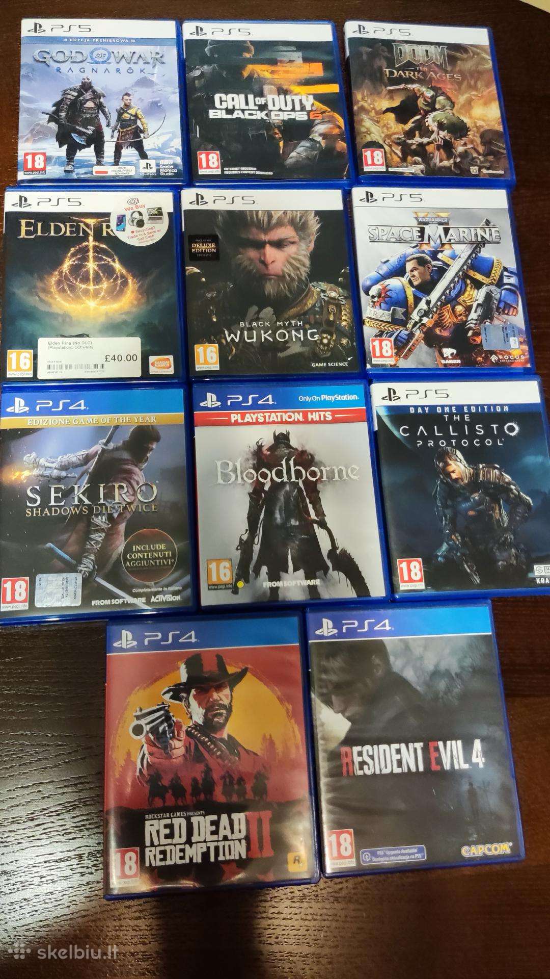 Sony Playstation 5 žaidimai