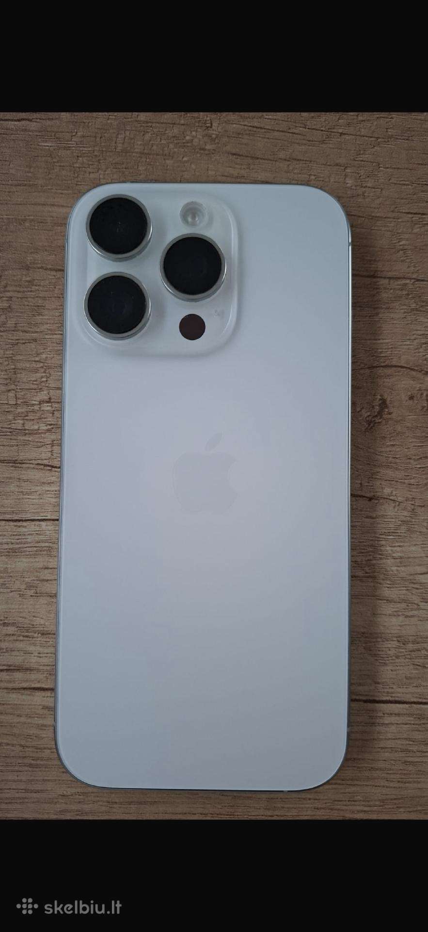 iPhone 16 Pro vienas savininkas, garantinis