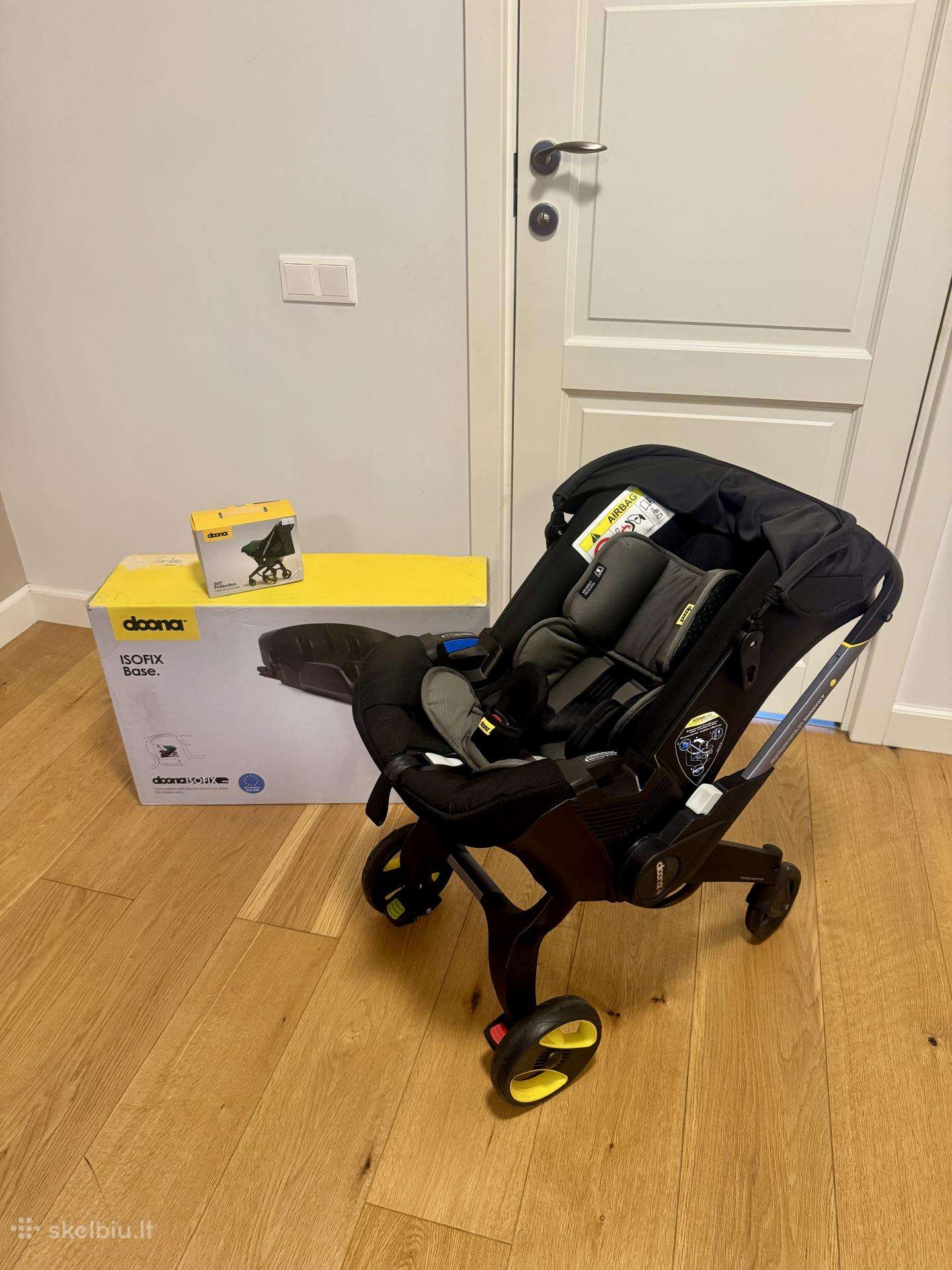 Doona automobilinė kėdutė –vežimėlis + Isofix bazė