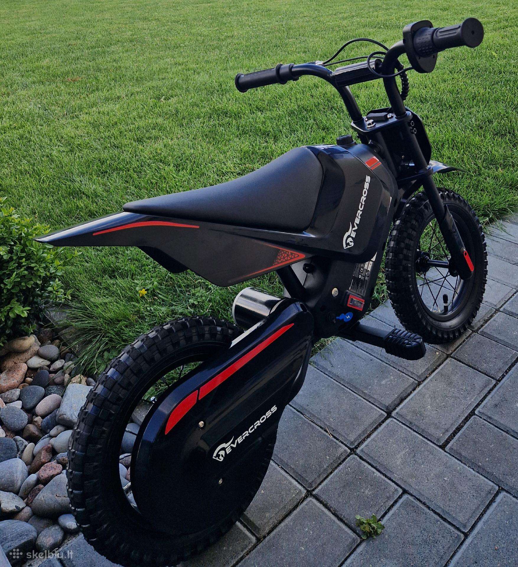 Naujas vaikiškas elektrinis motociklas