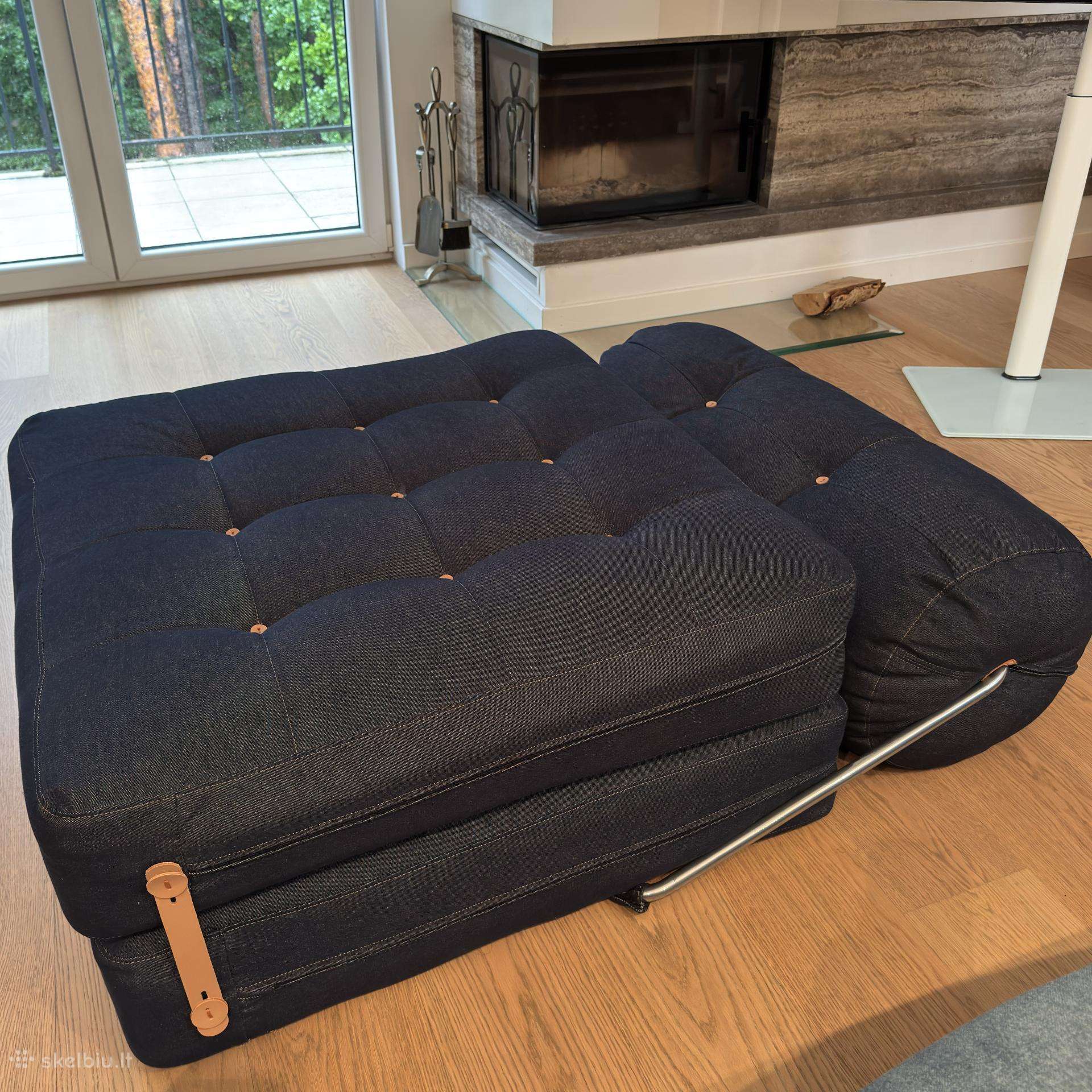 Ikea Fotelis lova Varkumla Sofa Chair-bed blue