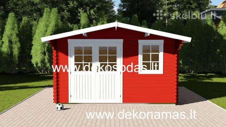 Medinis sodo namelis „Greenhaven 40“ 390300 cm