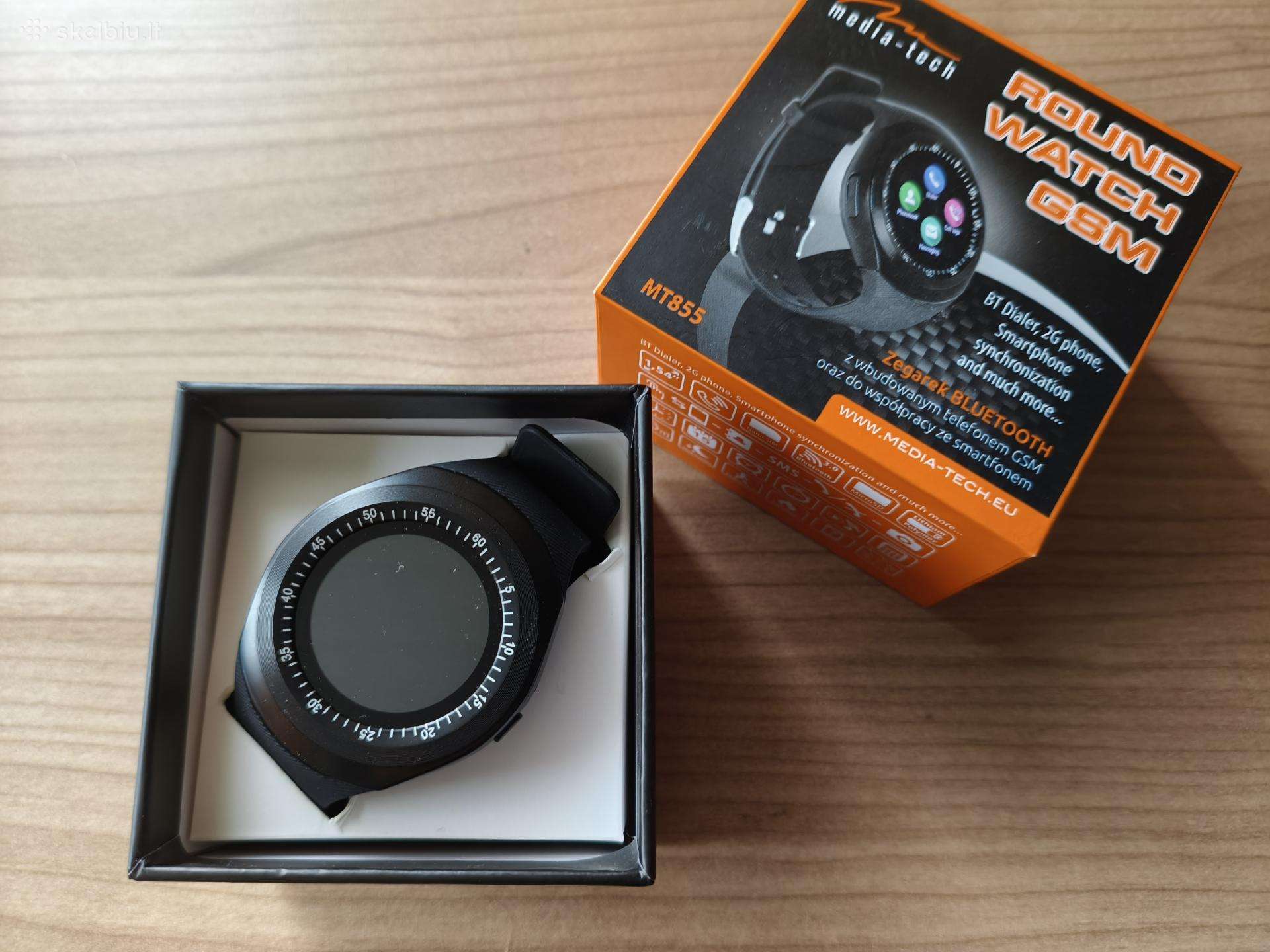 Išmanusis laikrodis Media-tech Round Watch Gsm