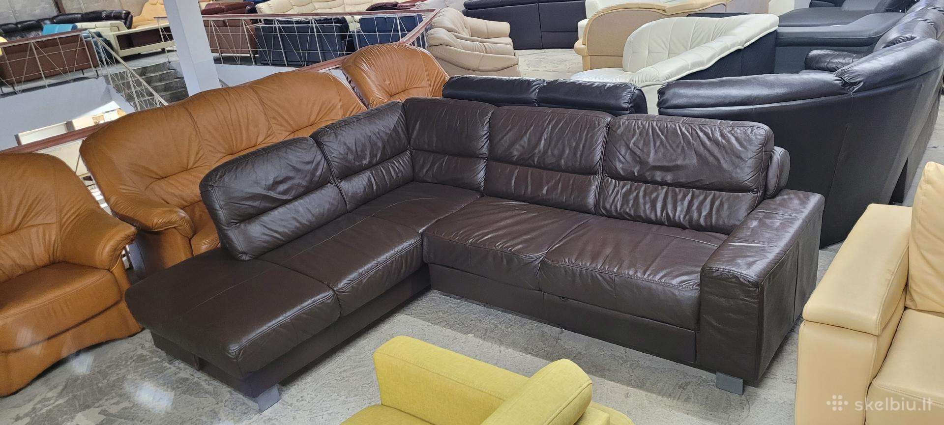 Odinis Kampas sofa lova su daiktadežė
