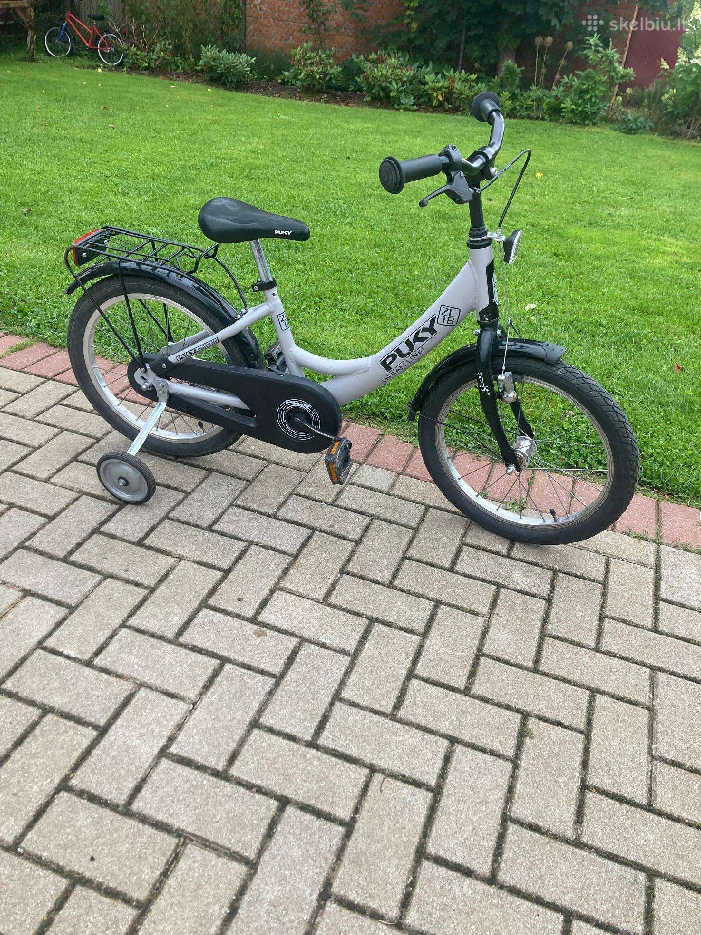 Parduodamas Puky dviratis, ratai 18. Pirktas iš Dv