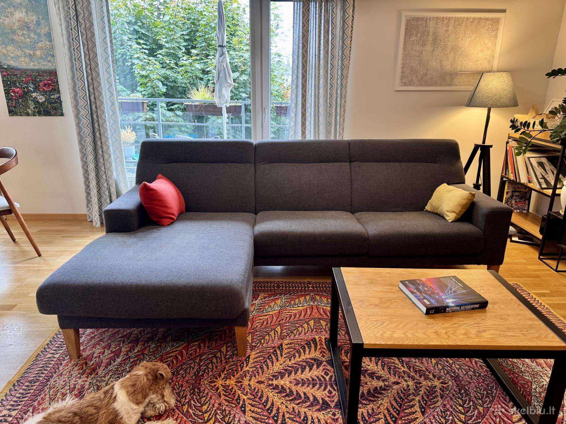 Sofa - kampas vilnoniu gobelenu