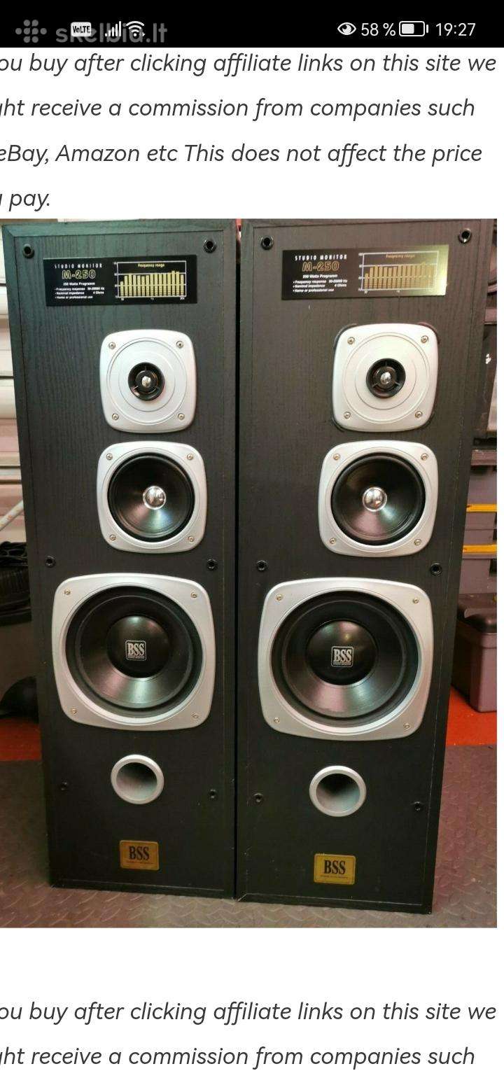 Pirkčiau Bss M-250 kolonėles.
