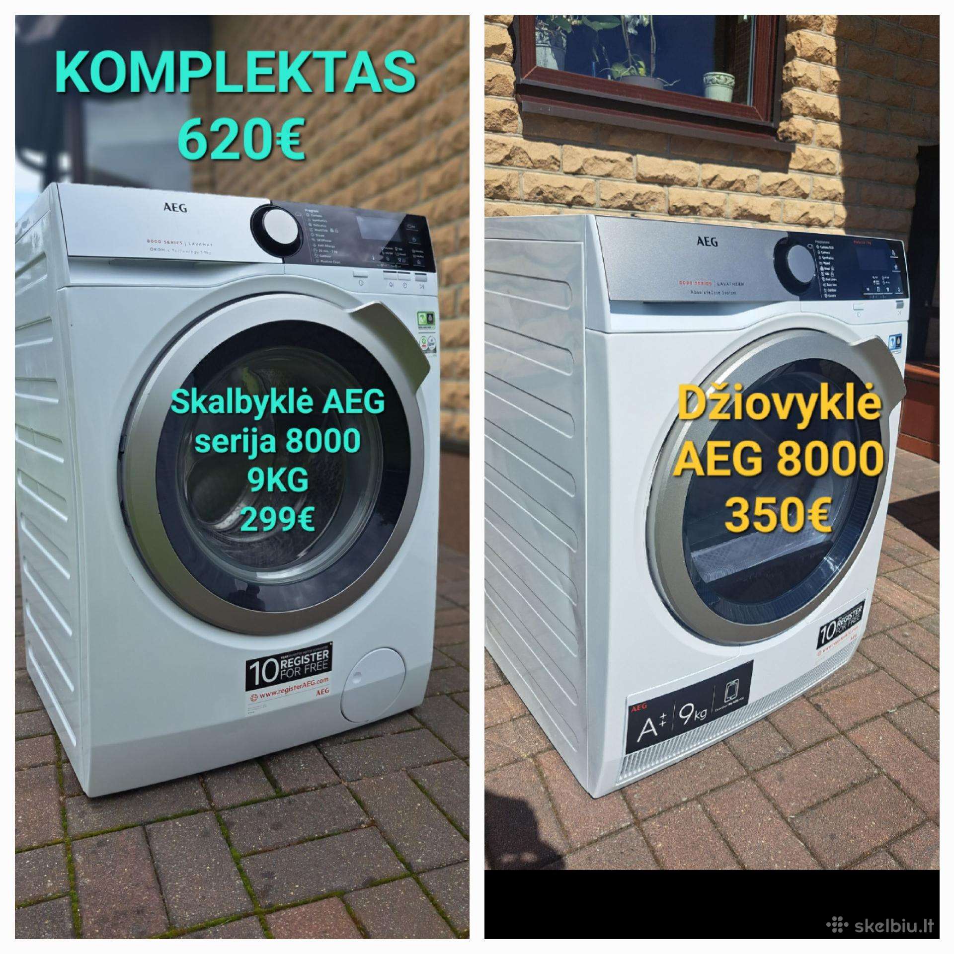 Džiovyklė Aeg 8000 serija