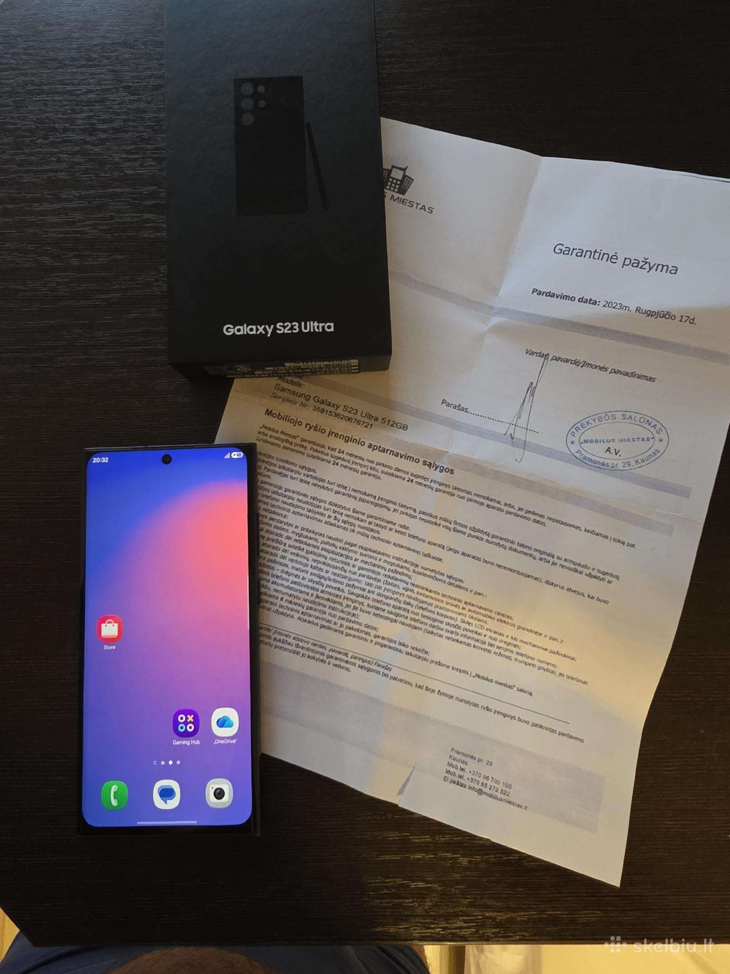 Samsung s23 ultras, 12/512gb