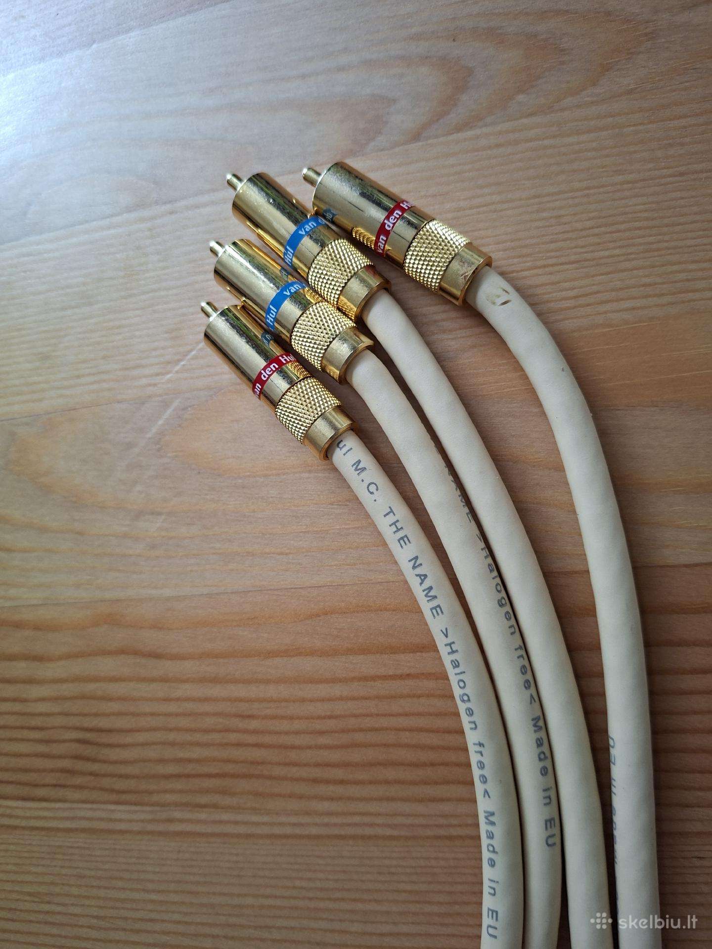 Kokybiški vardiniai audio kabeliai