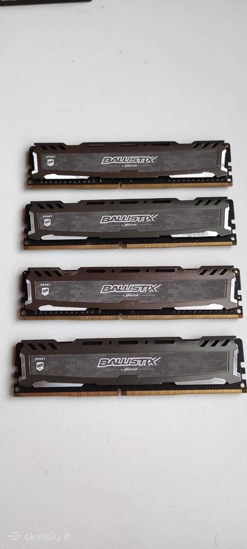 Crucial Ballistix Sport 16gb (4x4gb) Ddr4 2666 MHz
