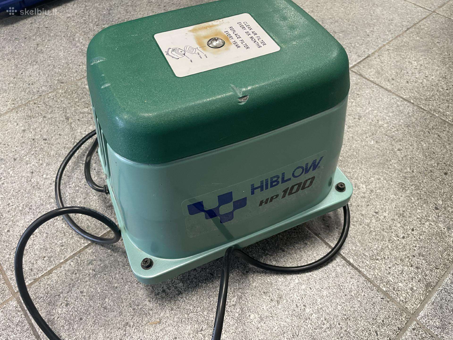 Hiblow suremontuota orapute hp-100