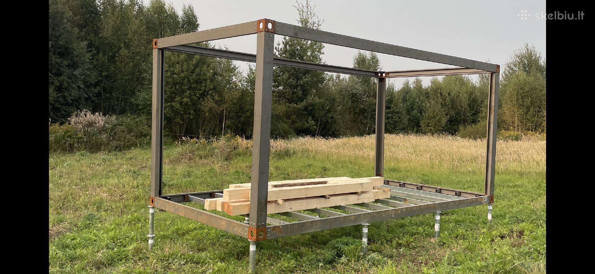 Surenkamas metalinis remas.3x6m