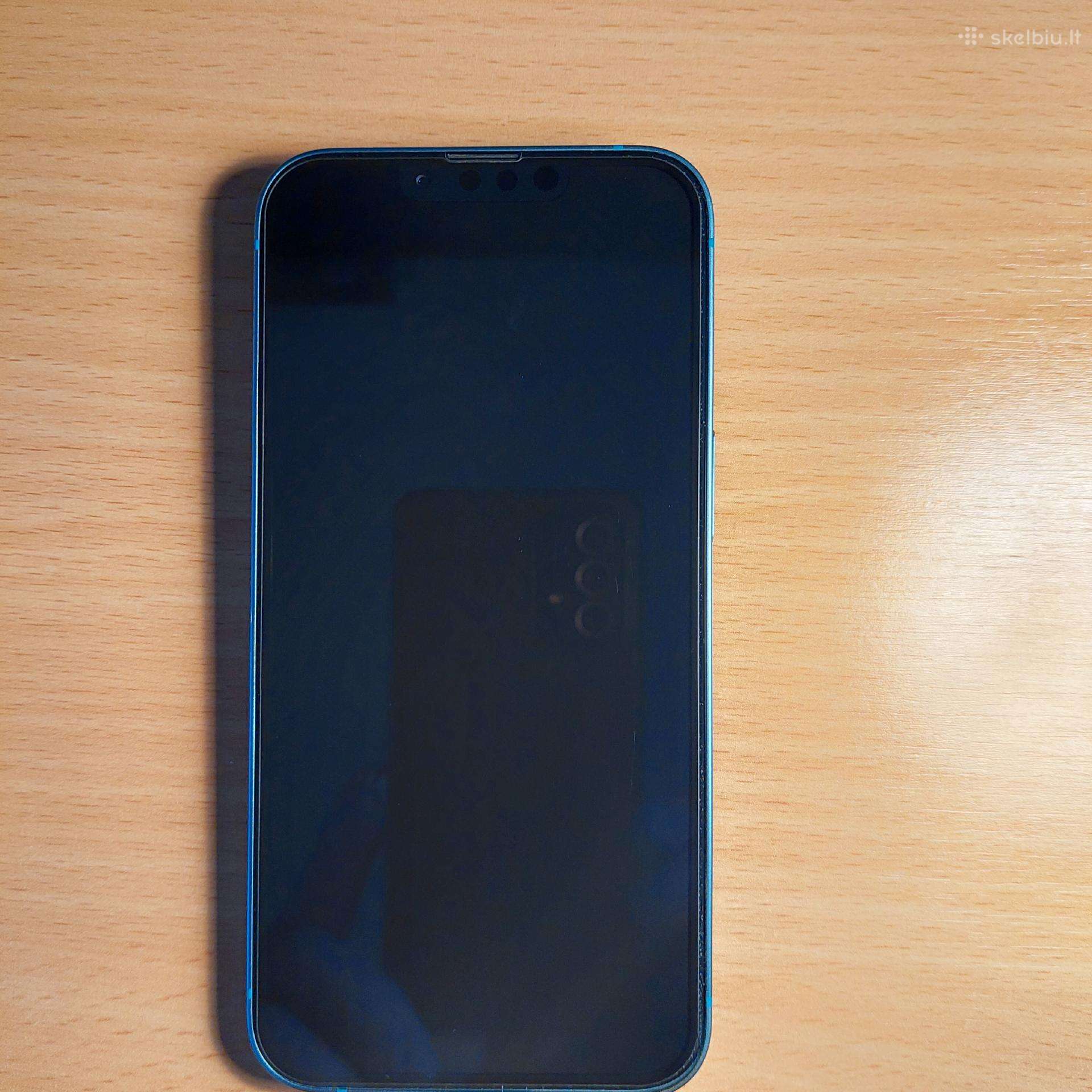 Mėlynas iPhone 14 128gb Baterija 94%