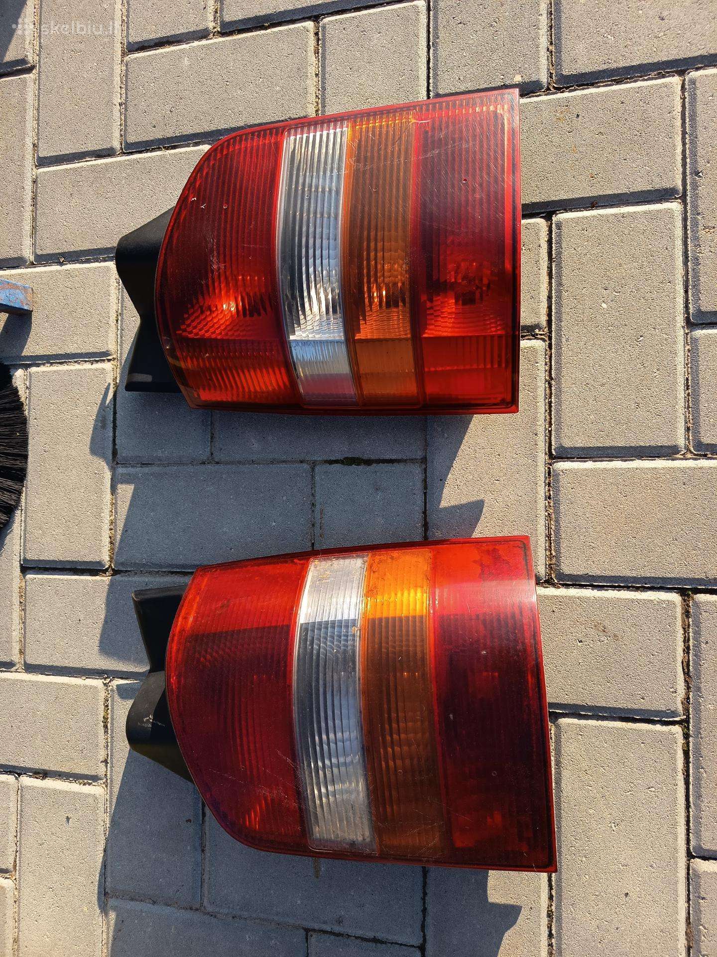 VW t5 transporter priekiniai ir galiniai žibintai