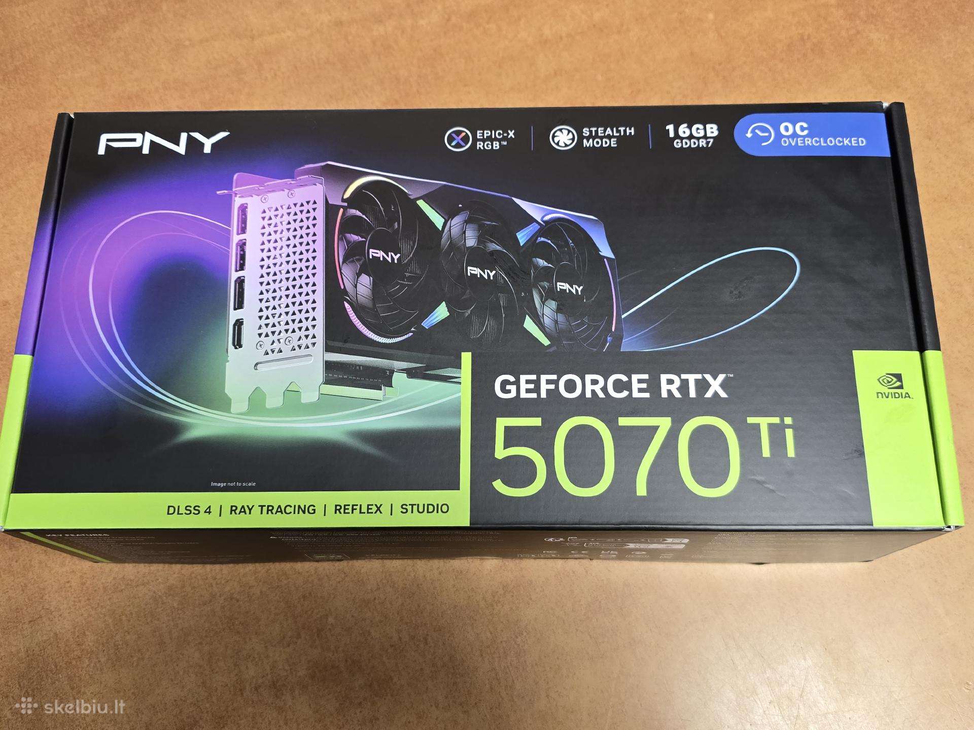 Pny Geforce Rtx 5070 Ti Argb Epic-x Rgb Oc 16gb