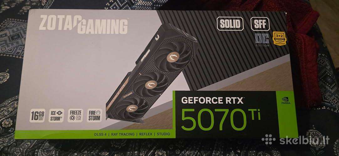 Zotac Geforce Rtx 5070 Ti Solid Sff Oc 16gb