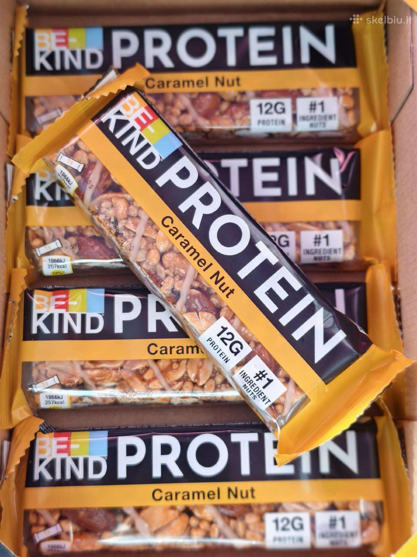 Nr 1 Protein bar Be-kind 12g protein caramel nuts